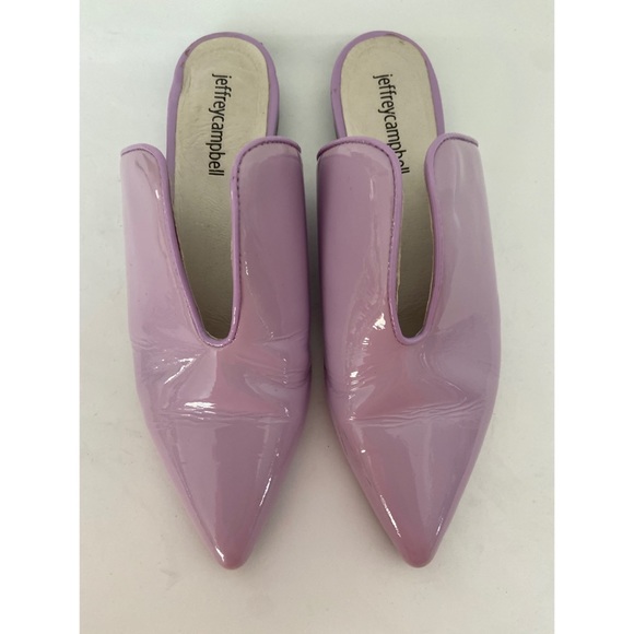 FREE PEOPLE JEFFREY CAMPBELL CLEOS LAVENDER MULE Sz. 7M. - Picture 11 of 11